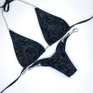 Toxic Angelz Black on Black Competition Bikini